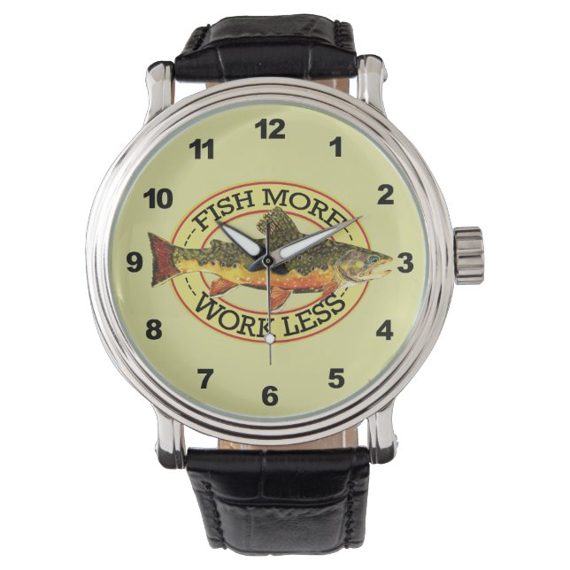 Forellenfische mehr armbanduhr (Vorderseite)