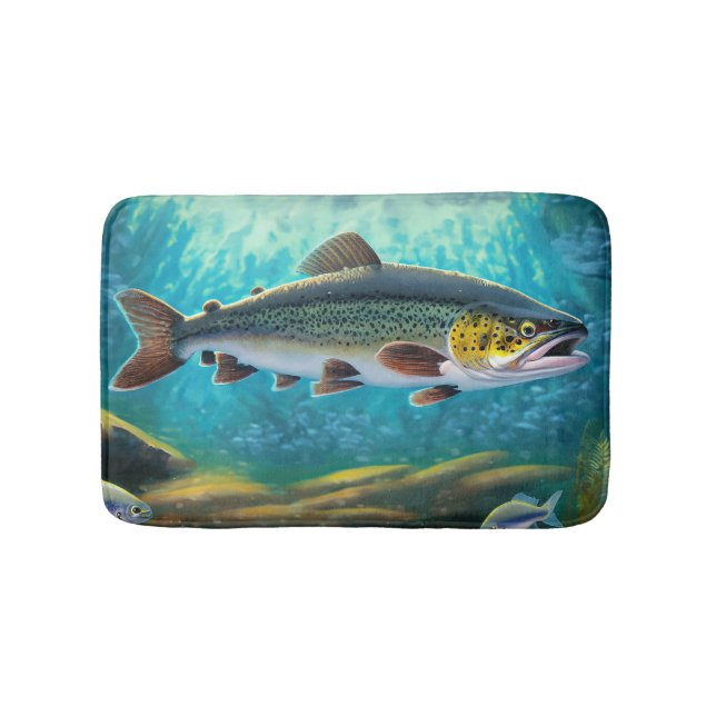 Forellenfischerei Badematte (Vorderseite)