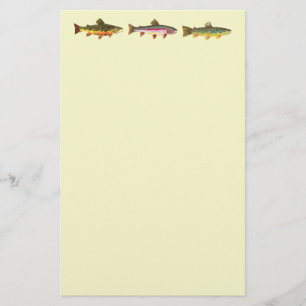 Forellenfischerei Briefpapier