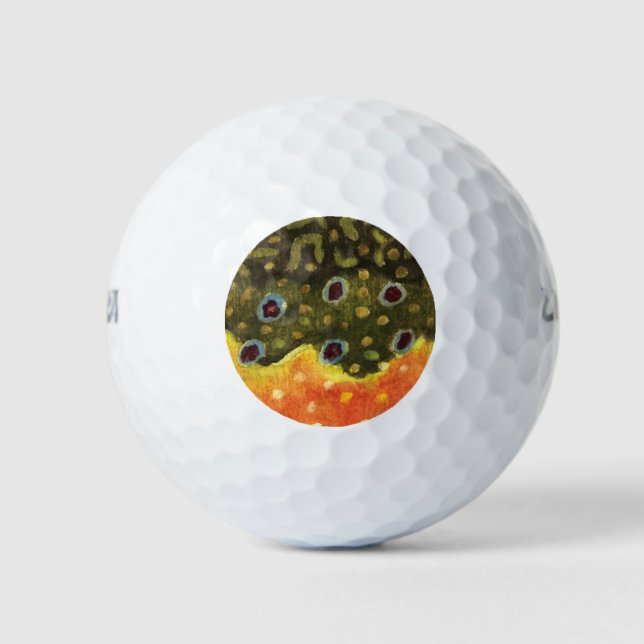 Forellenfischerei Golfball (Vorderseite)