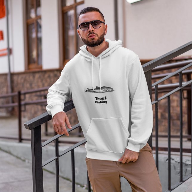 Forellenfischerei Hoodie (Von Creator hochgeladen)