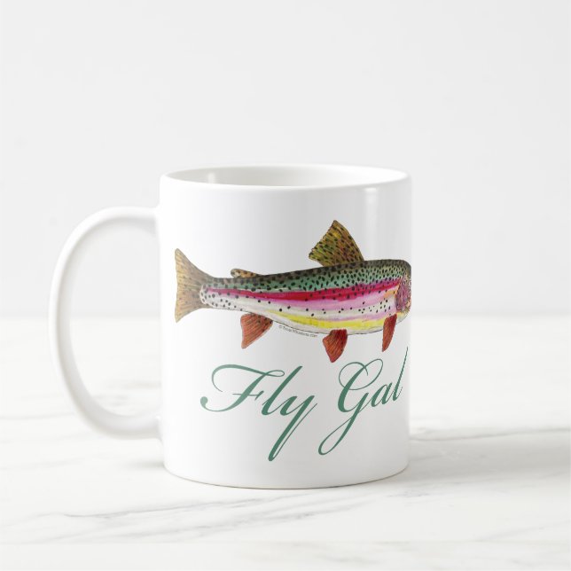 Forellenfischerei Kaffeetasse (Links)