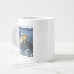 Forellenfischerei - Montana Jumbo-Tasse