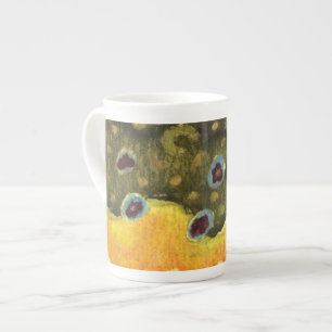 Forellenfischerei Prozellantasse