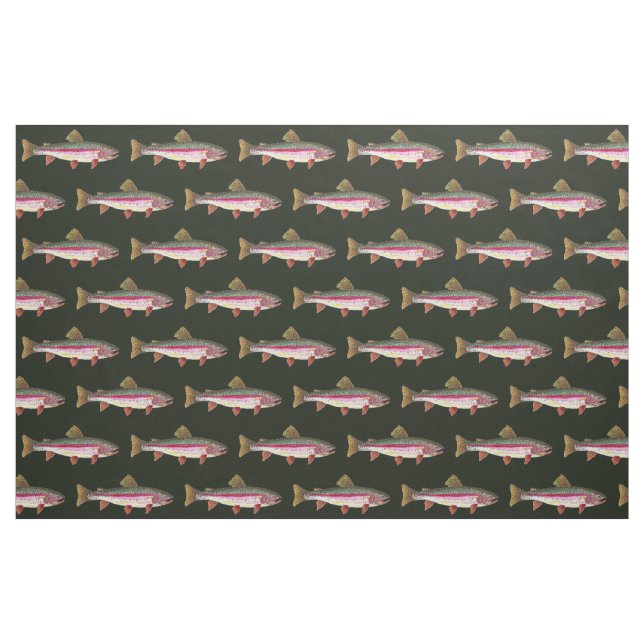 Forellenfischerei Stoff (Yard (91,4 cm))