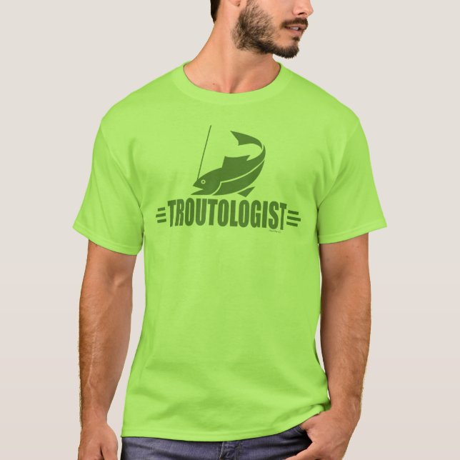 Forellenfischerei T-Shirt (Vorderseite)