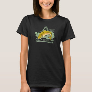 Forellenfischmagnet Steelhead Rainbow Vater Birth T-Shirt