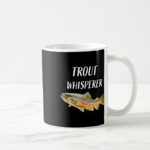 Forellenflüsterer Fly-Fischen Regenbogenforelle Kaffeetasse