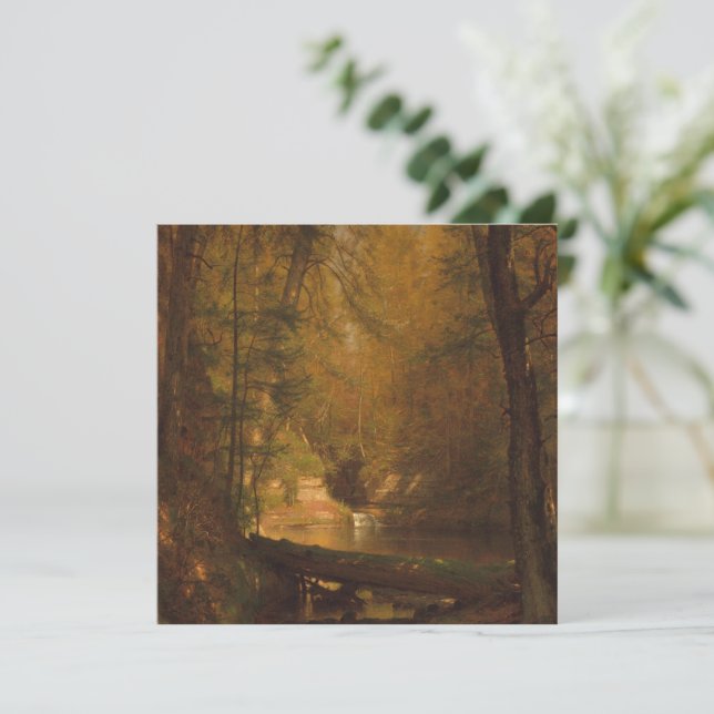 Forellenpool (1870) Artwork - Flachkarte (Stehend Vorderseite)