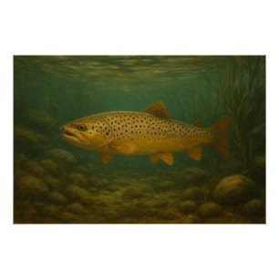 Forellenposter Poster