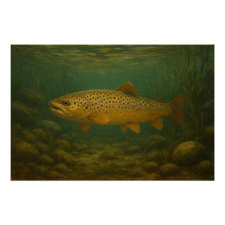Forellenposter Poster