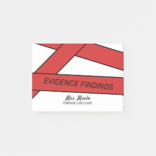 Forensic Labrador Class Script Name Postit Notes Post-it Klebezettel