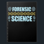 Forensic Science Criminology Detective DNA Notizblock<br><div class="desc">Forensic Science Kriminology Detective DNA. Forensic Science Quotes Investigator.</div>