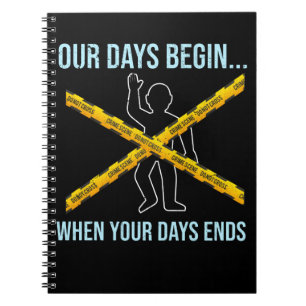 Forensic Science Detective Forensics Scientists Notizblock