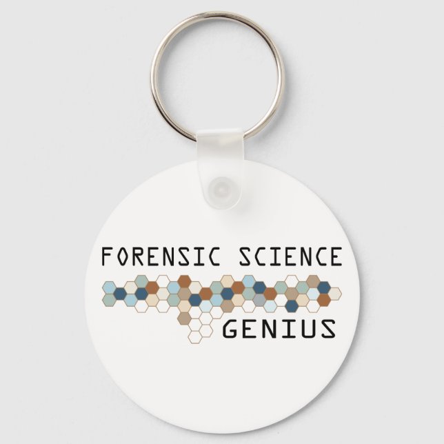 Forensic Science Genius Schlüsselanhänger (Vorderseite)