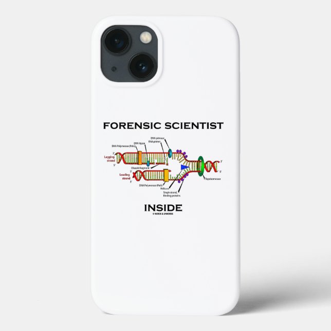 Forensic Scientist Inside DNA Replication Spaß Case-Mate iPhone Hülle (Rückseite)