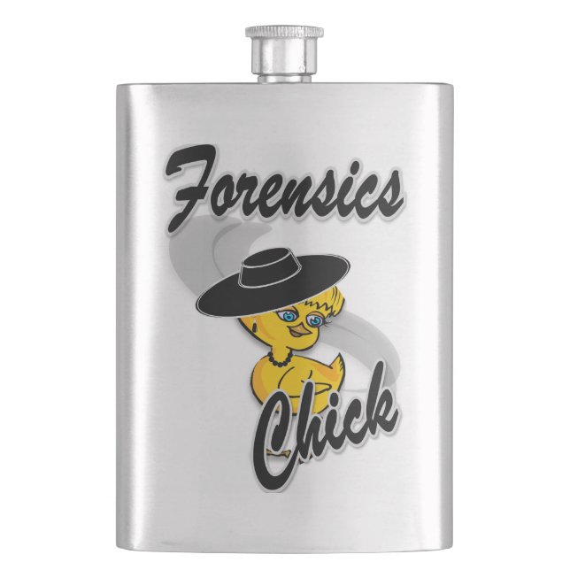 Forensics Chick #4 Flachmann (Vorderseite)