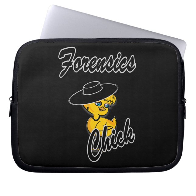 Forensics Chick #4 Laptopschutzhülle (Vorderseite)