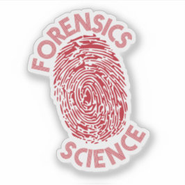Forensics is eloquence and reduction aufkleber