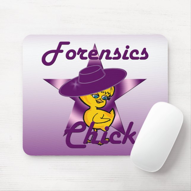 Forensik Chick #9 Mousepad (Mit Mouse)