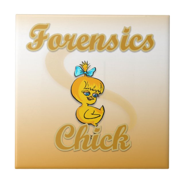 Forensik Chick Fliese (Vorderseite)