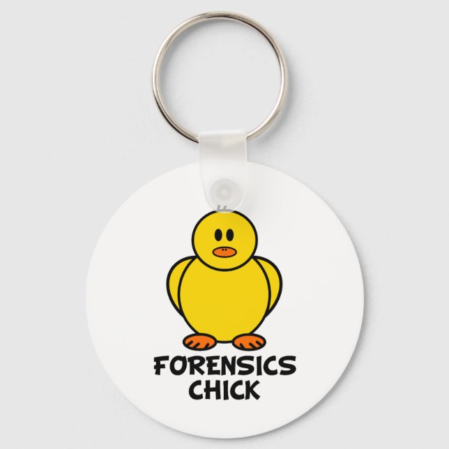 Forensik Chick Schlüsselanhänger (Vorderseite)