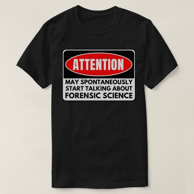 Forensik T-Shirt (Design vorne)