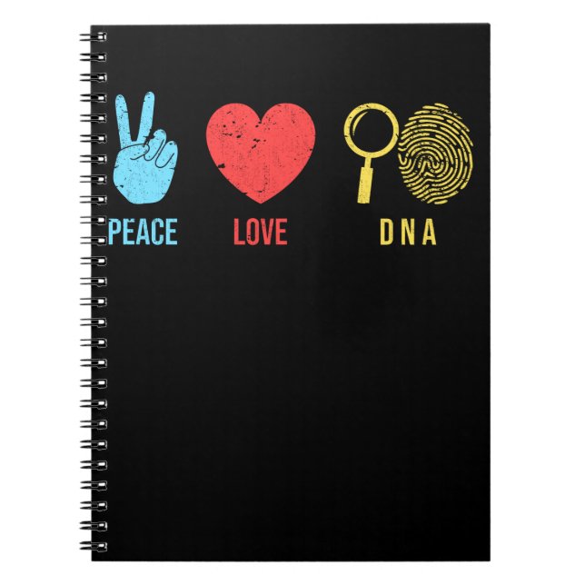 Forensiker der forensischen Kriminologie Notizblock (Vorderseite)