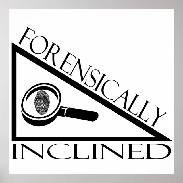 forensisch eingeklemmt poster (Vorne)