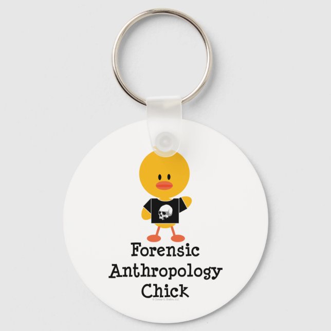 Forensische Anthropologie Kick-Schlüsselanhänger Schlüsselanhänger (Vorderseite)