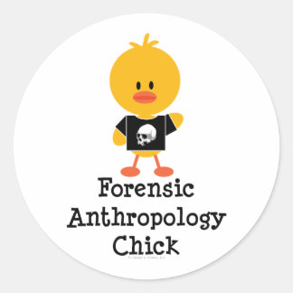 Forensische Anthropologie Kick Stickers