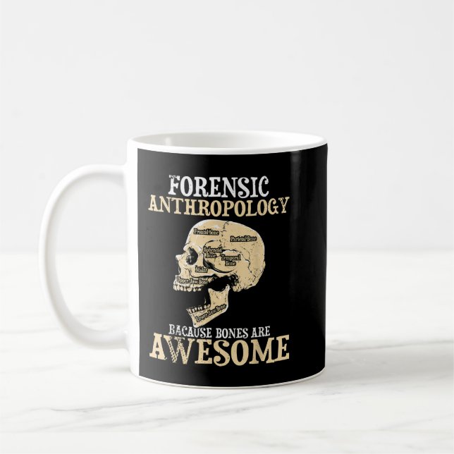 Forensische Anthropologie - Kultureller Anthropolo Kaffeetasse (Links)