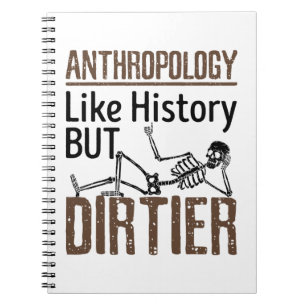 Forensische Anthropologie wie Geschichte, aber sch Notizblock
