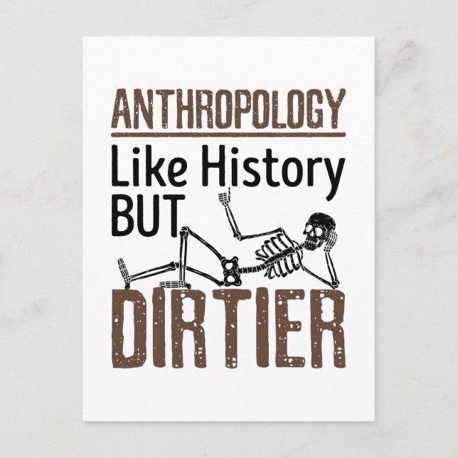 Forensische Anthropologie wie Geschichte, aber sch Postkarte (Vorderseite)