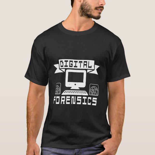 forensische Digitaltechnik T-Shirt (Vorderseite)