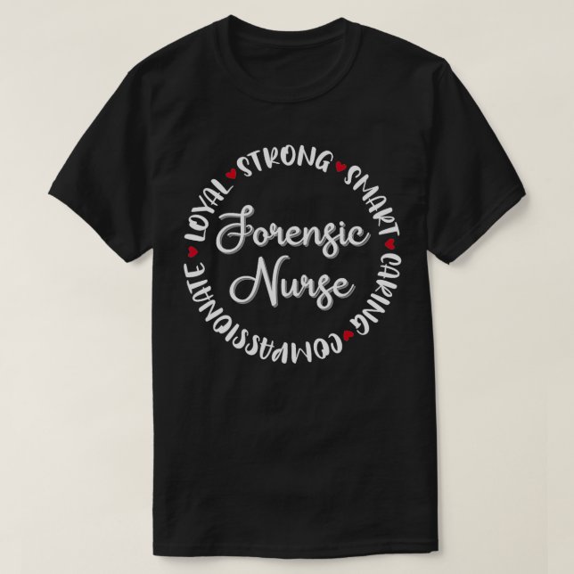 Forensische Krankenschwestern Geschenke Krankensch T-Shirt (Design vorne)
