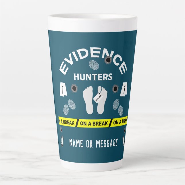 Forensische Kriminalwissenschafts-Ermittlerin Tass Milchtasse (Vorderseite)