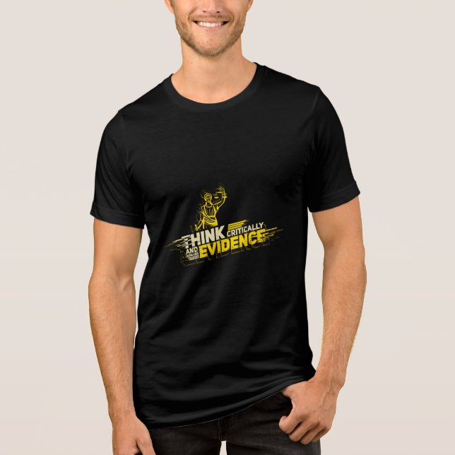 Forensische Prüfungen erfordern ein kritisches Den Tri-Blend Shirt (Vorderseite)