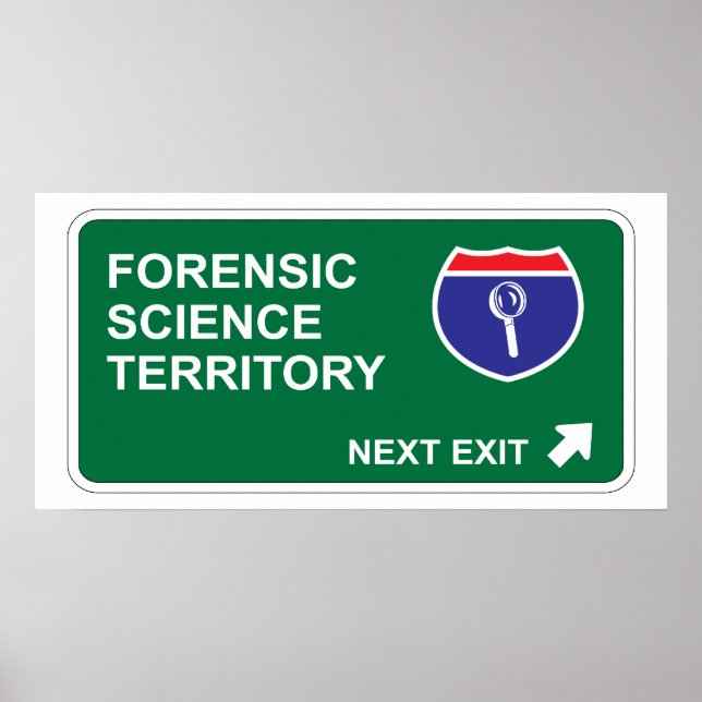 Forensische Wissenschaft nächster Ausgang Poster (Vorne)