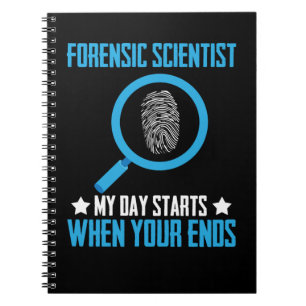 Forensische Wissenschaftssachverständige Forensik Notizblock