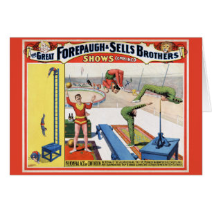 Forepaugh & Sells Brothers Poster Vintage Circus
