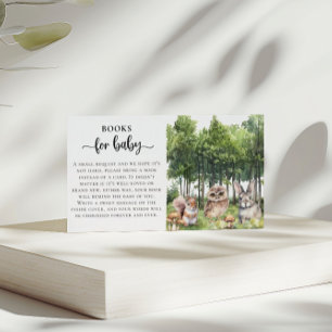Forest Adventure Baby Showbook for Baby Begleitkarte