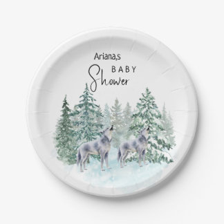 Forest Animals Baby Duschpapier Teller
