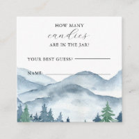 Forest Baby Shower wie viele in Jar Game