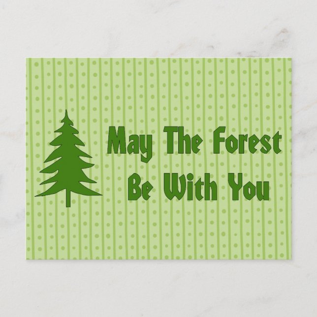 Forest Blessing Postkarte (Vorderseite)