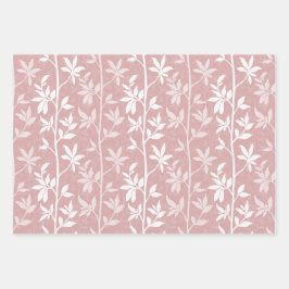 Forest Breeze Minimalist Botanical Silhouette Geschenkpapier Set