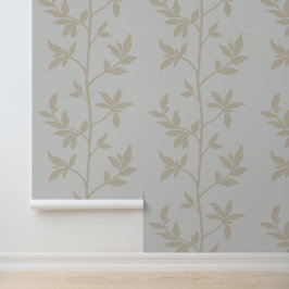 Forest Breeze Silhouette L minimale beige Äste Tapete