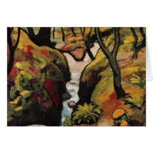 Forest Brook von August Macke Vintag Expressionism