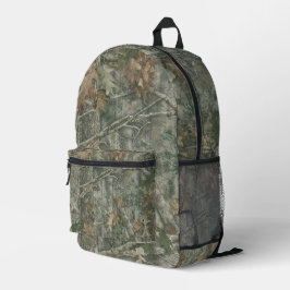 Forest Camo  Pattern Bedruckter Rucksack