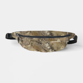 Forest Camo with Dry Leaves Pattern Bauchtasche